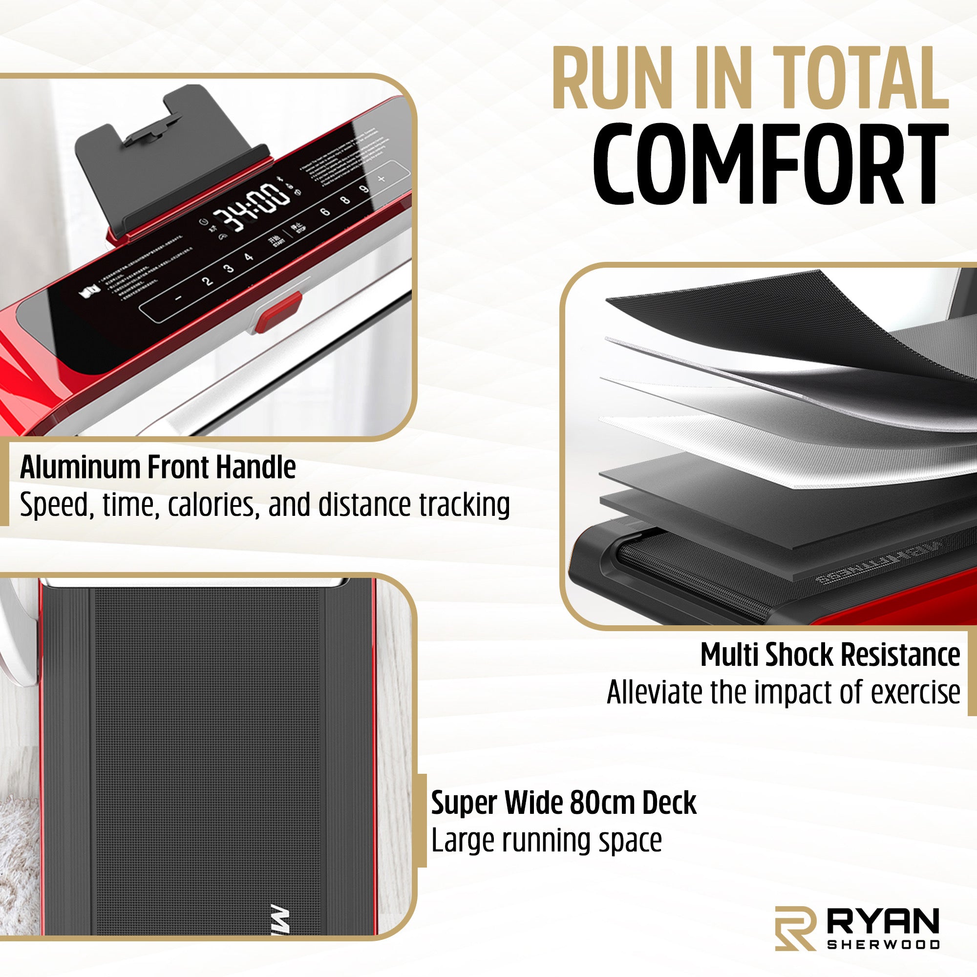 H3 home treadmill foldable 2 hp 225 lb Capacity